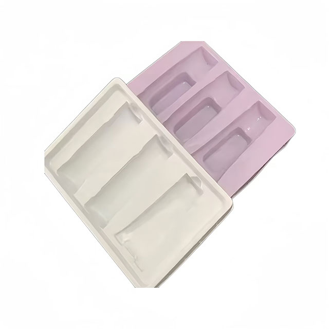 Bandeja de blister de pl&aacute;stico transparente para envases de perfumes cosm&eacute;ticos