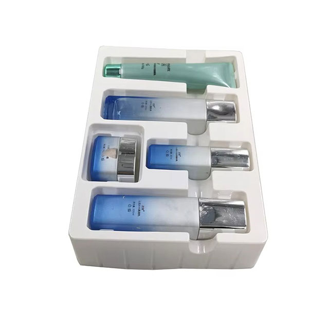 Plateaux blister cosm&eacute;tiques personnalis&eacute;s, soins de la peau, emballage blister transparent, vente en gros
